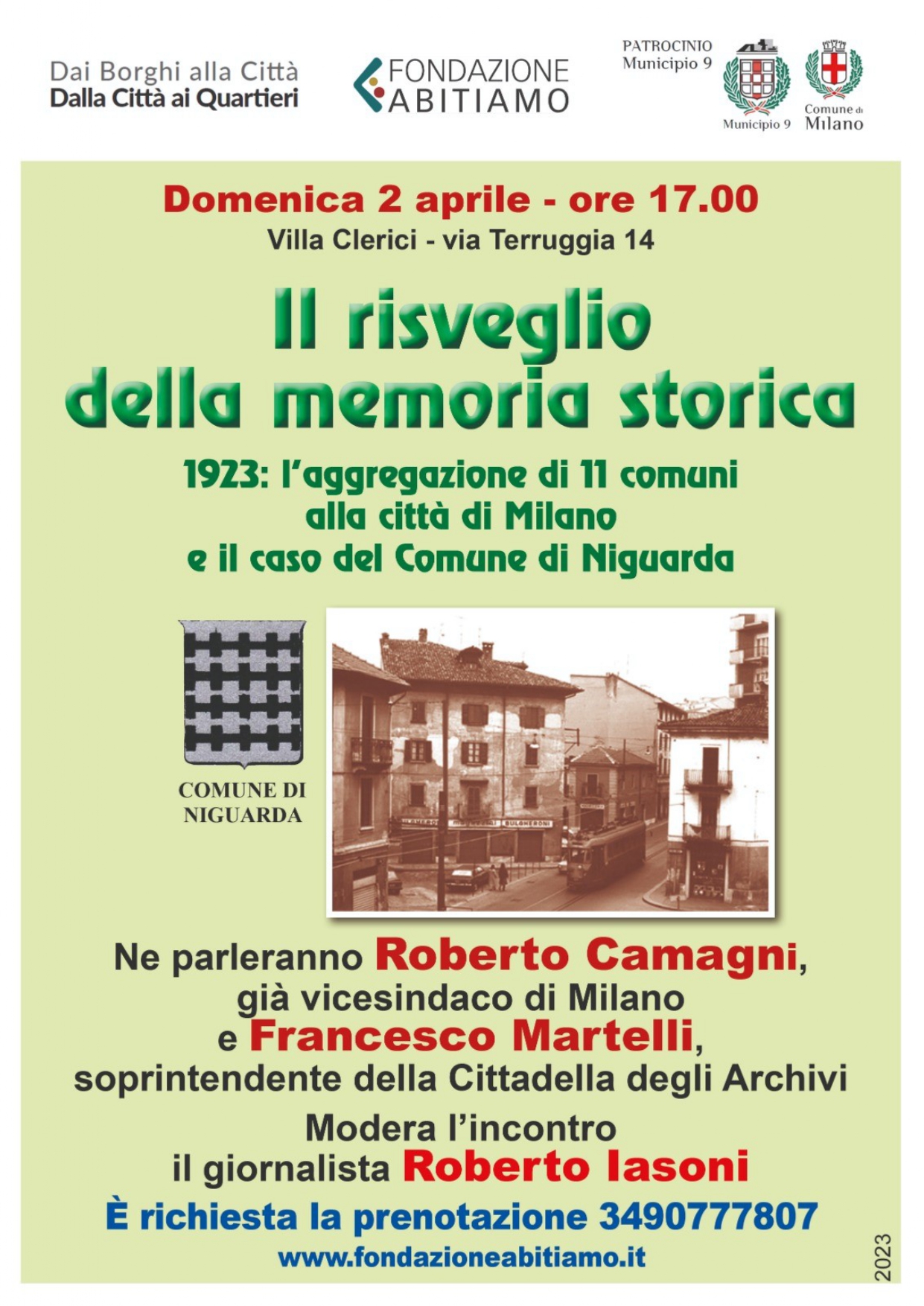 The awakening of historical memory - Meeting in Town Hall 9