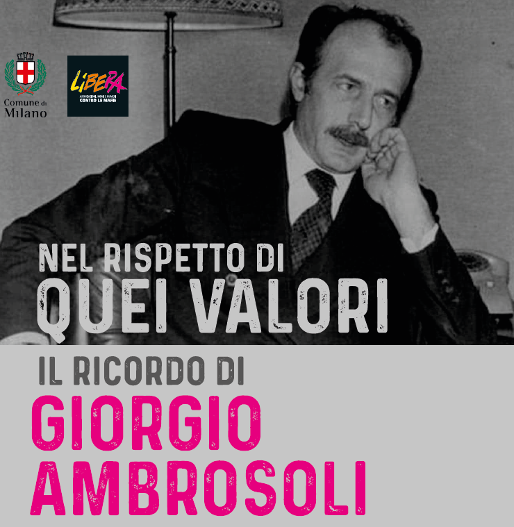 Milano ricorda l’avvocato Giorgio Ambrosoli