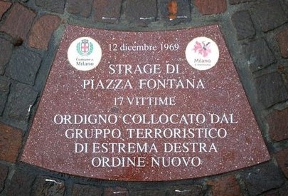54° Anniversario della strage di Piazza Fontana