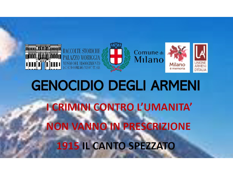 Launch 1915. Il CANTO SPEZZATO - Event dedicated to the Armenian people