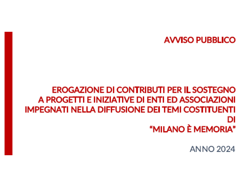 Launch of public notice of contributions