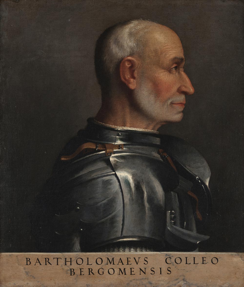 Giovanni Battista Moroni Ritratto di Bartolomeo Colleoni