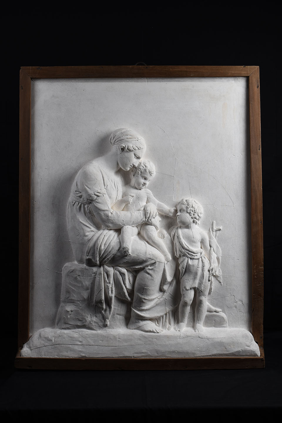 Madonna and Child with Saint John - Bertel Thordvalsen