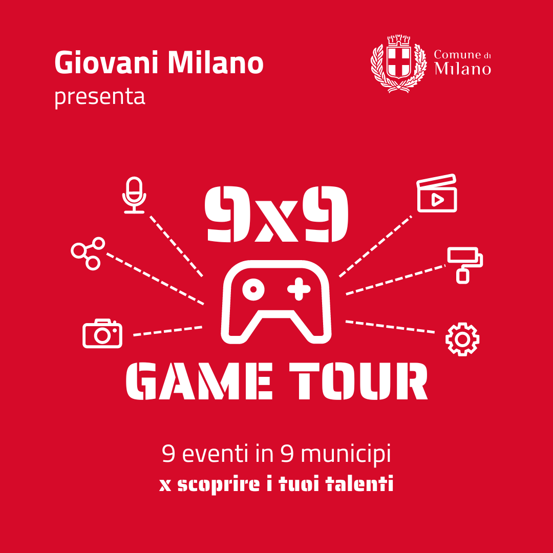 9x9 GAME TOUR - 9 eventi in 9 municipi