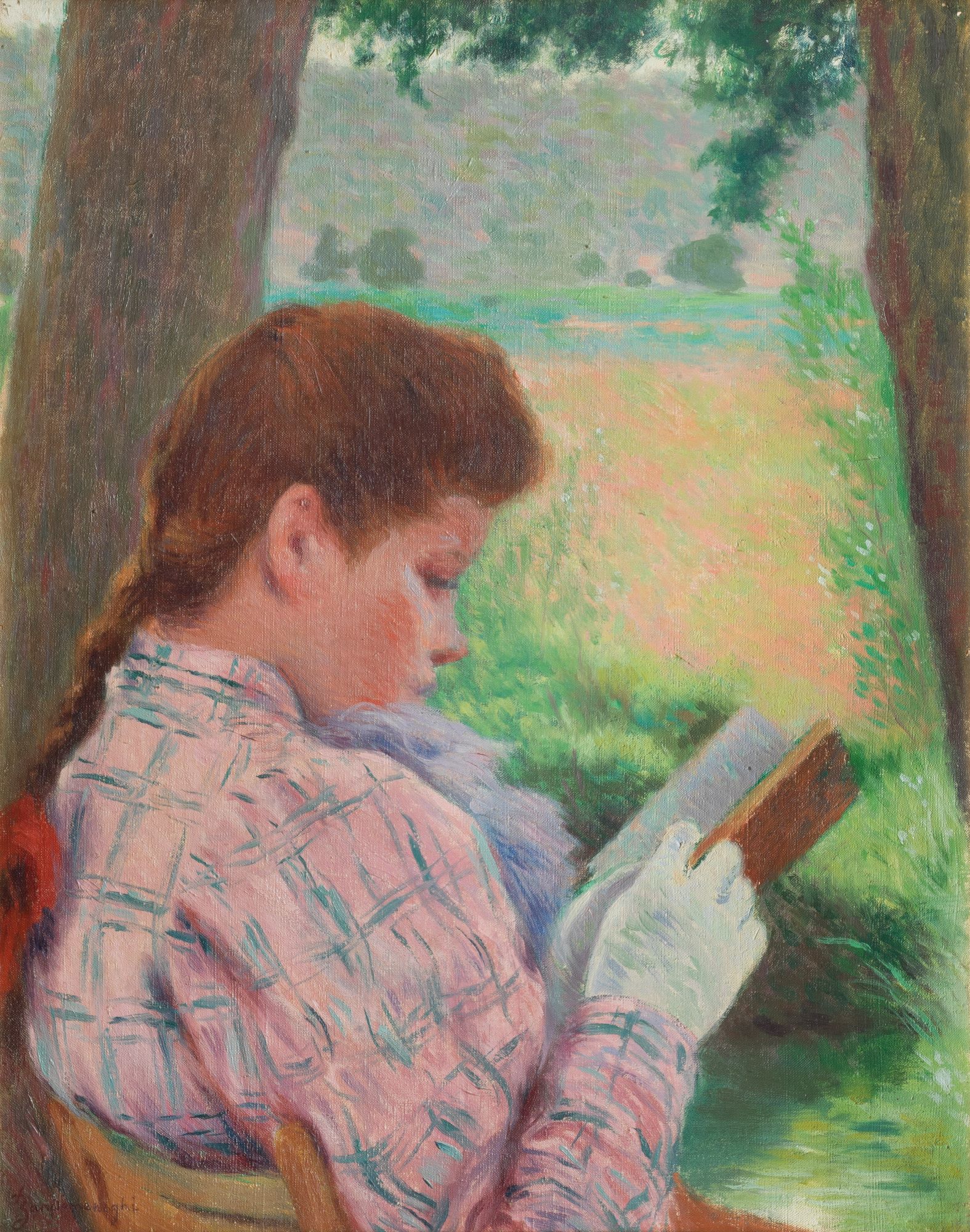 Federico Zandomeneghi, In lettura, 1895-1905