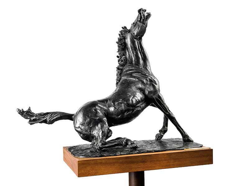 Francesco Messina, Cavallo, bronzo, 1958 cm 44,5×55,5×21,3 | foto di Umberto Armiraglio