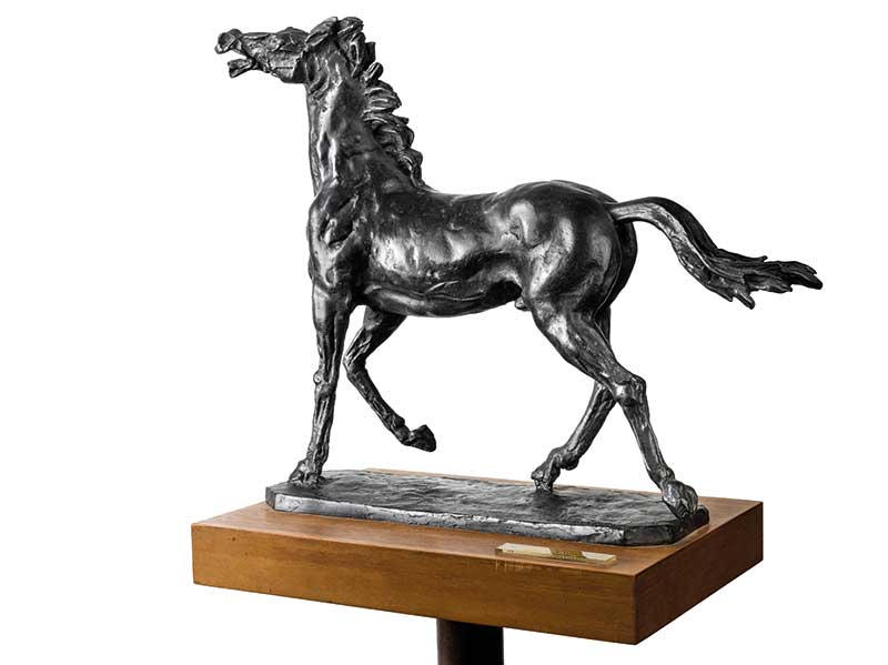 Francesco Messina, Cavallo, bronzo, 1958 cm 36×44,6×11,3 | foto di Umberto Armiraglio