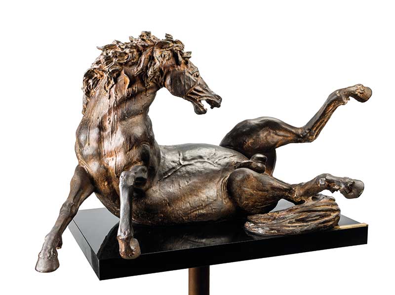 Francesco Messina, Cavallo, bronzo, 1979 cm 42,1×76,9×45,5 | foto di Umberto Armiraglio
