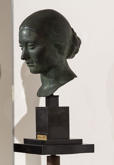 Francesco Messina, Testa di ragazza, bronzo, 1929 cm 33×19,5×24,6 | foto di Sara Rizzo