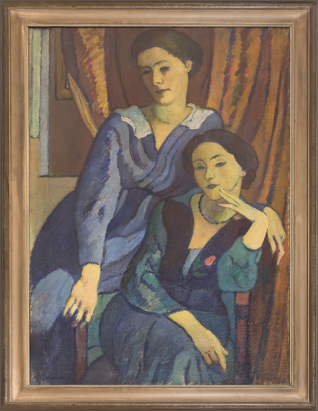 Le amiche, 1918 circa | Piero Marussig | Olio su tela, 105 x 76 cm