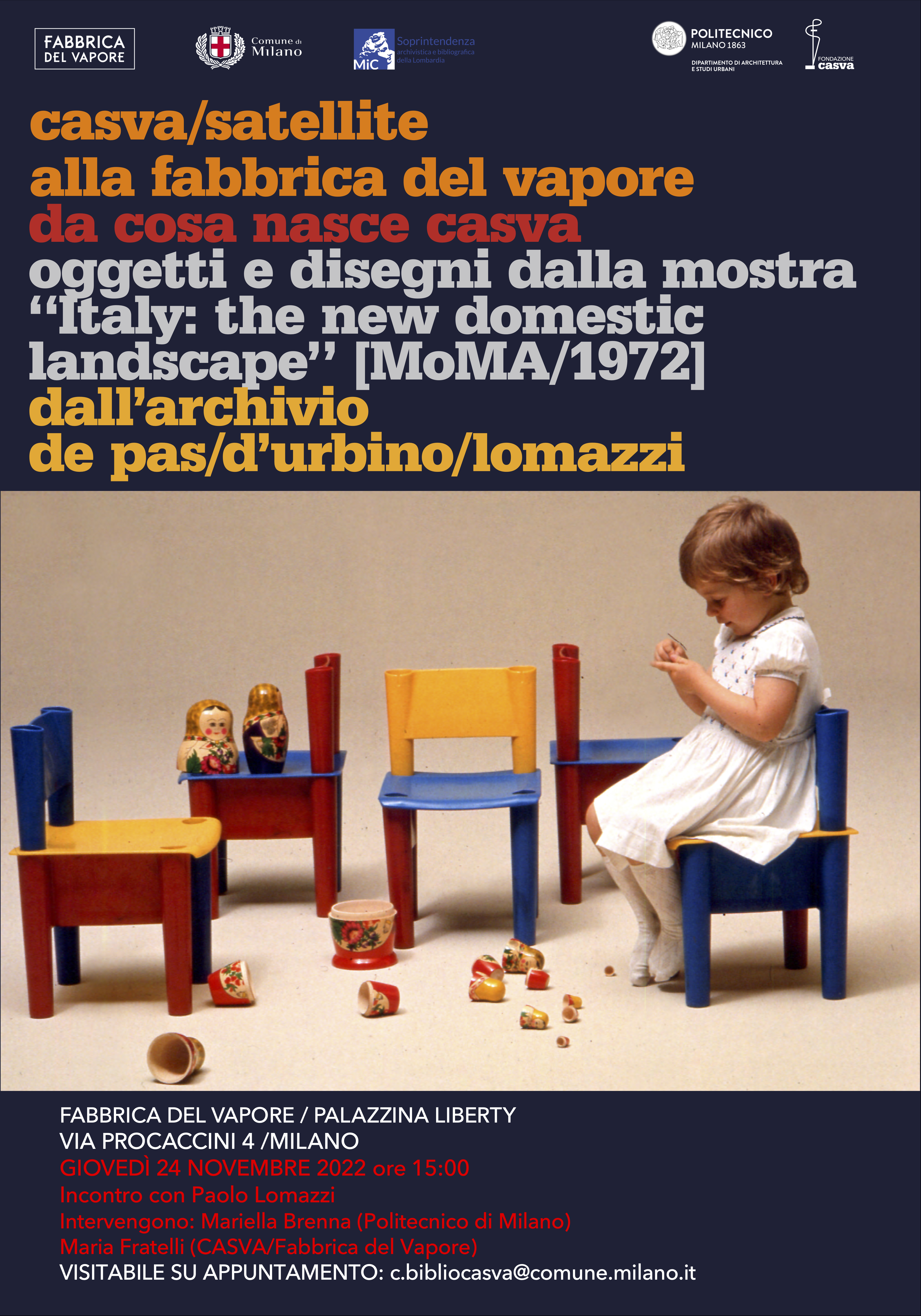 Da cosa nasce Casva - Oggetti dalla mostra “Italy: the new domestic landscape” [MoMA/1972]